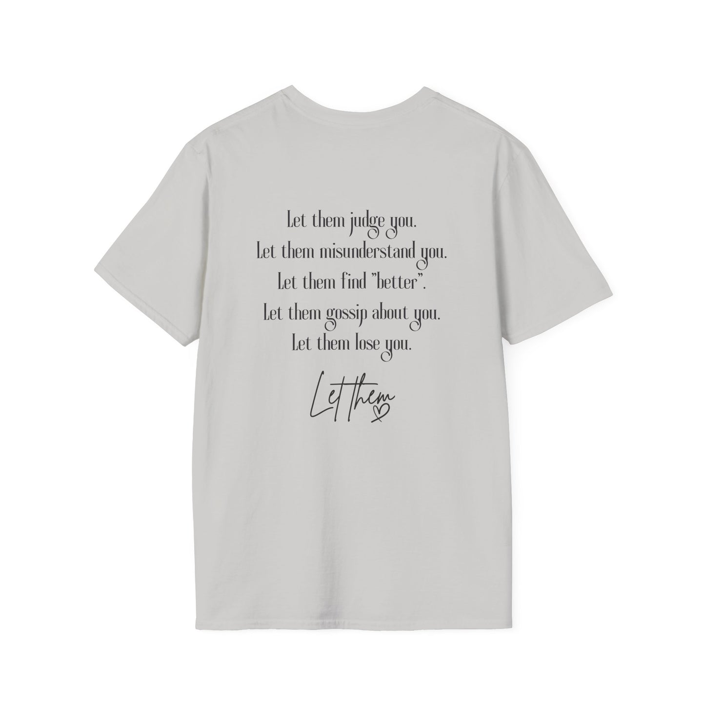 Let Them Retro Tattoo Healing Message T-Shirt