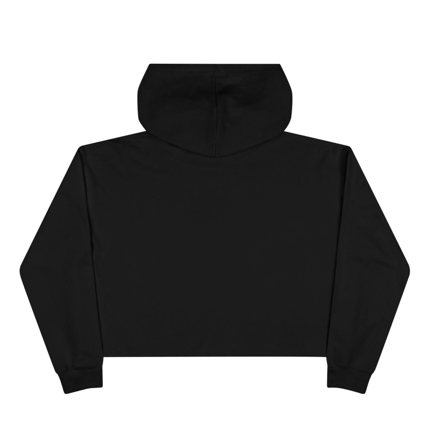 Beauty Never Gets Old - Black Crop Hoodie — Original Tattoo Artwork