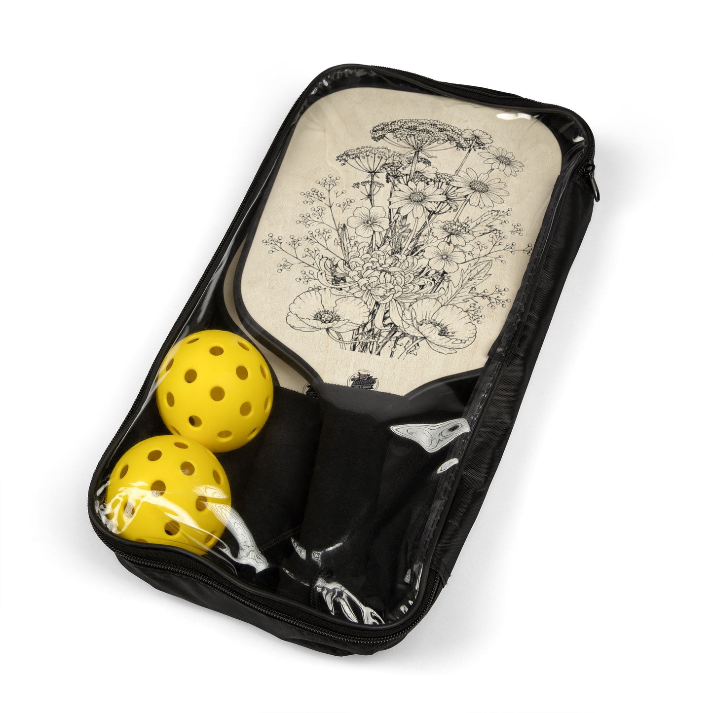 Wildflowers Tattoo Artwork - Pickleball Kit
