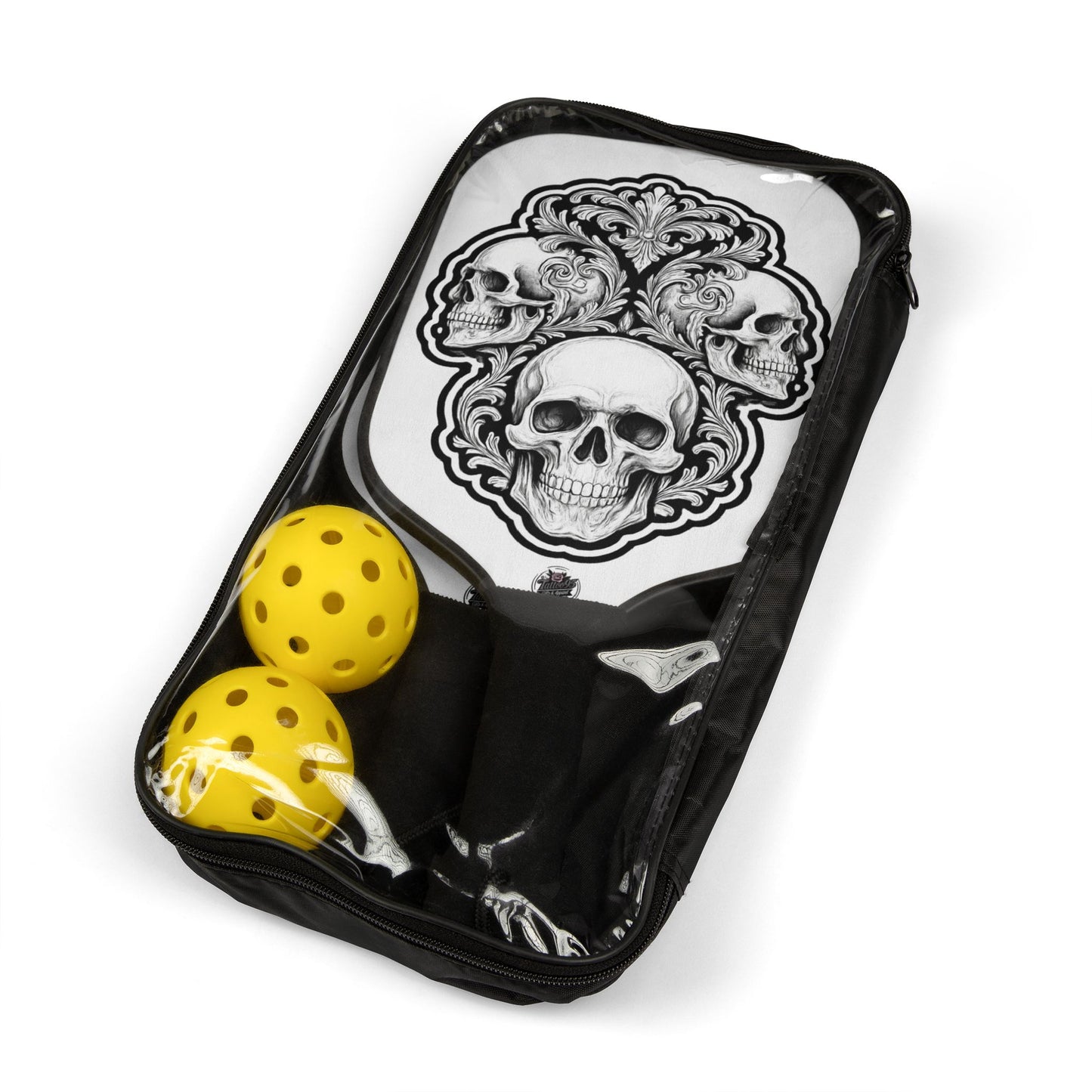 Skulls Filigree - Pickleball Kit