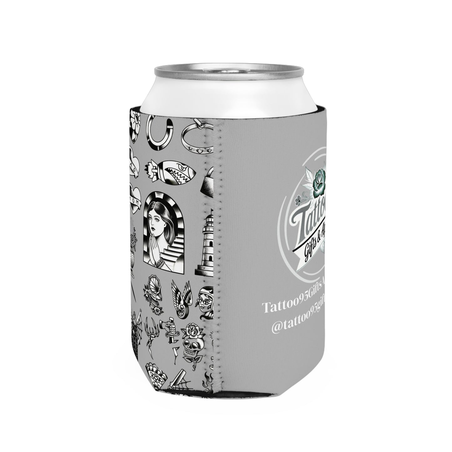 Tattoo Artwork - Can Cooler Sleeve Coozie