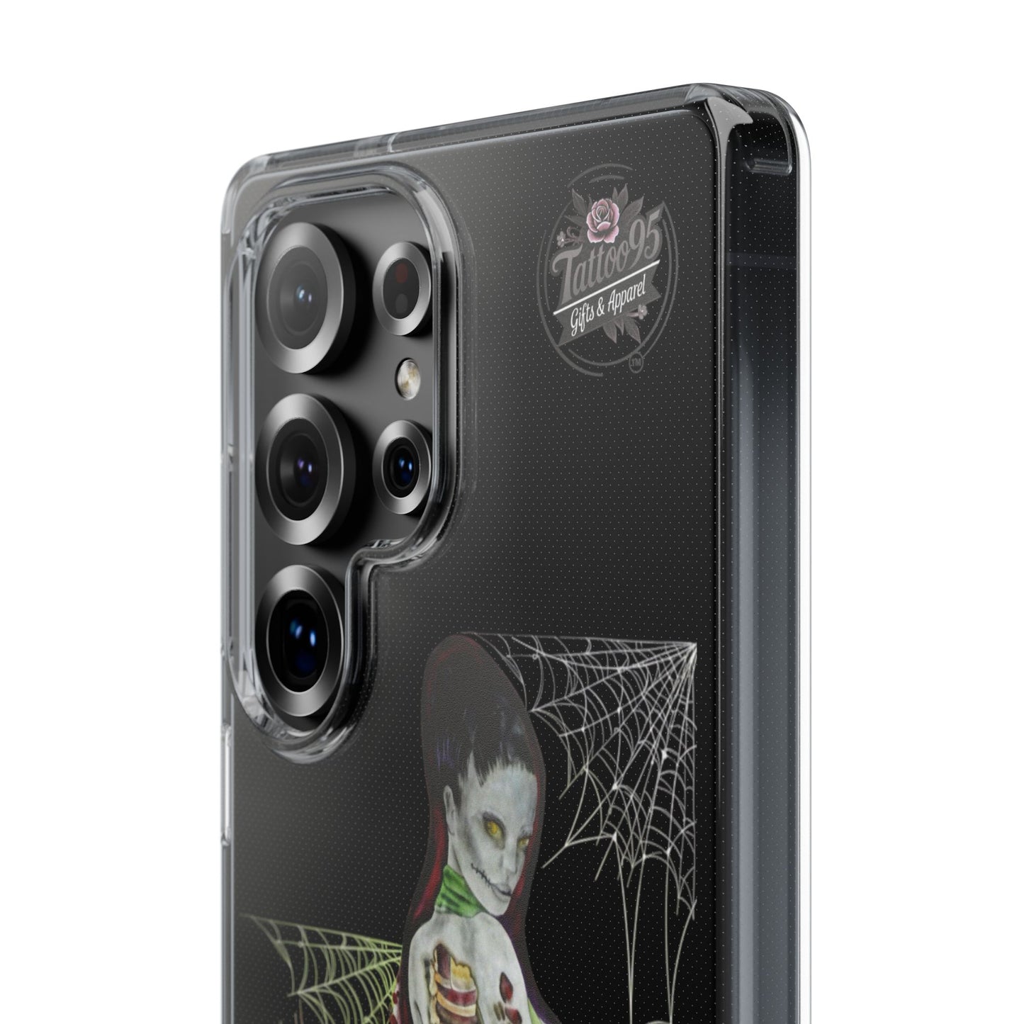 Zombie Lady Deadrah - Galaxy 24 Series & Galaxy 25 Series Phone Case - Black Background