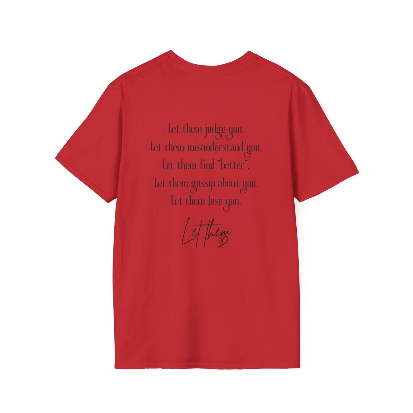 Retro Tattoo 'Let Them' Healing Message T-Shirt