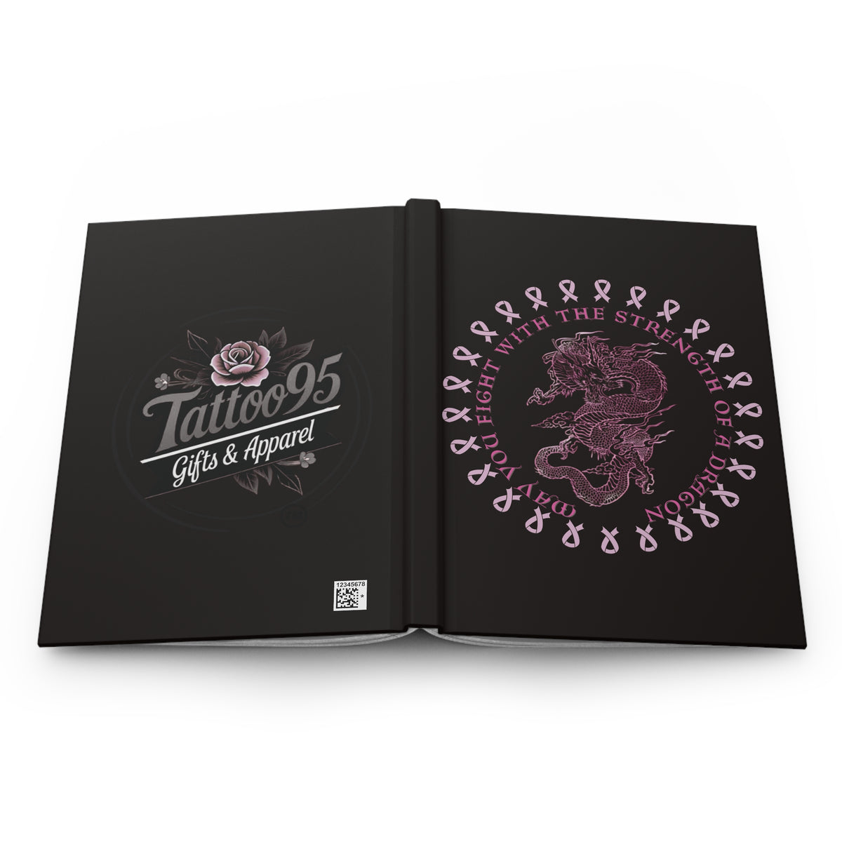 Breast Cancer Awareness — "May You Fight With The Strength of a Dragon" - Hardcover Journal Springtime Journal (Lined)
