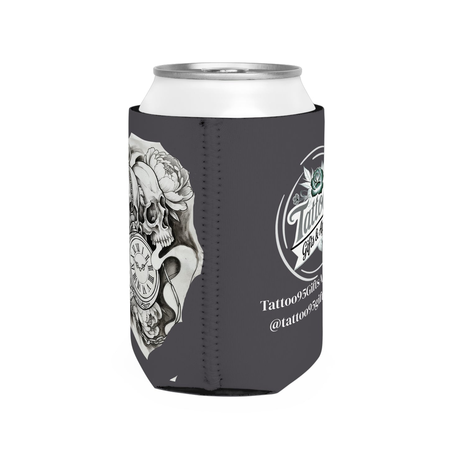 Skull Time - Can Cooler Sleeve Coozie