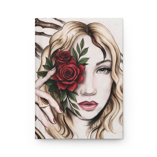 4 Seasons Celtic Woman Series - Summer Hardcover Journal Summertime Fun Journal (Lined) — Rose Portrait Notebook