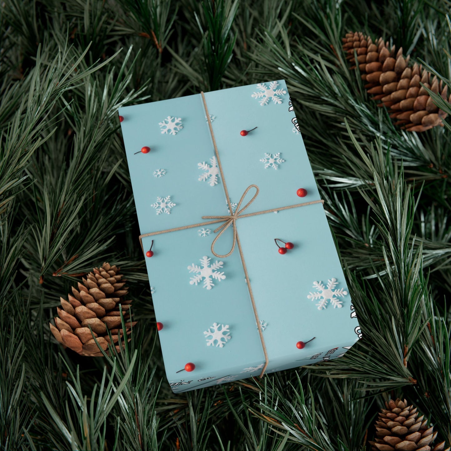 Nikki's Tattoo Studio Collection - Gift Wrapping - Snowflakes & Cherries