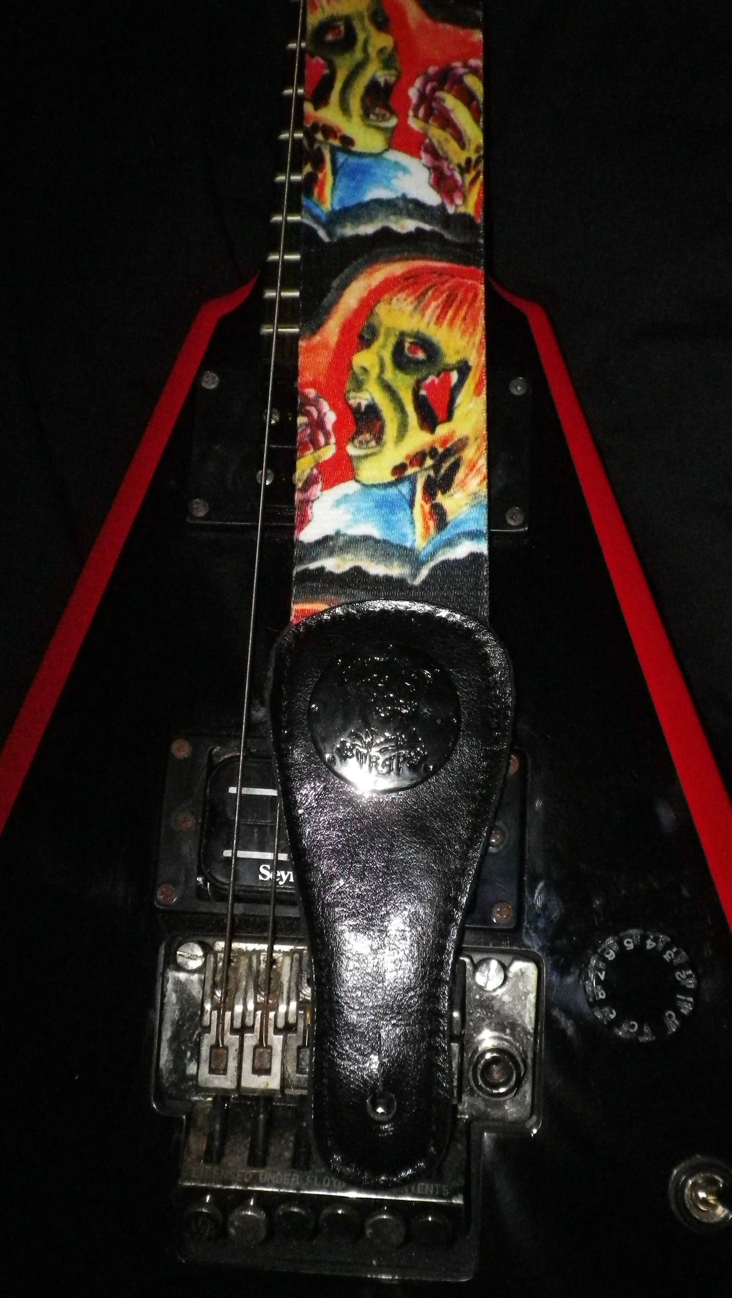 Guitar Strap Tattoo Art Zombie Kid