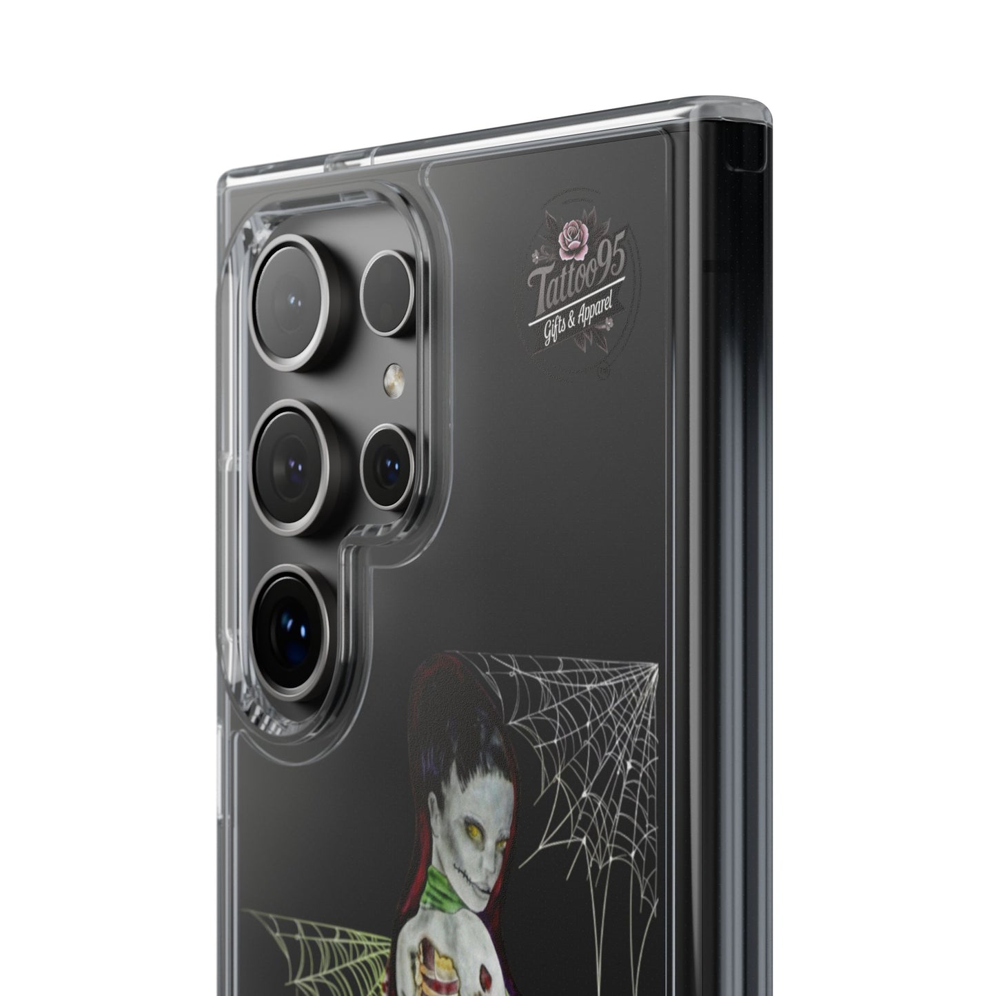 Zombie Lady Deadrah - Galaxy 24 Series & Galaxy 25 Series Phone Case - Black Background