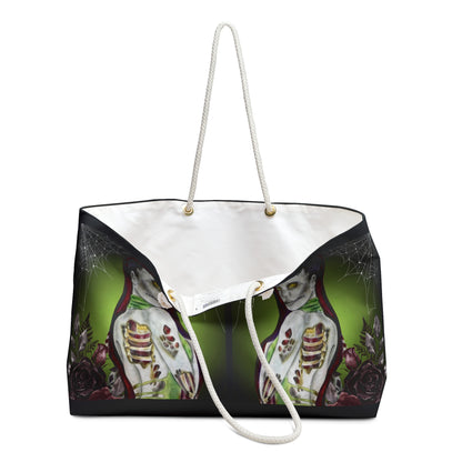 Zombie Lady Deadrah - Black Weekender Bag — Oversized Beach & Travel Tote