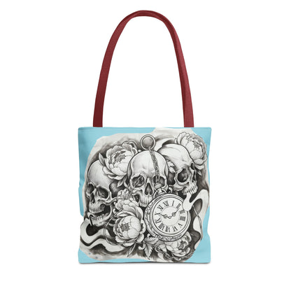 Skull Time - Tote Bag — Gothic Vintage Tattoo Art