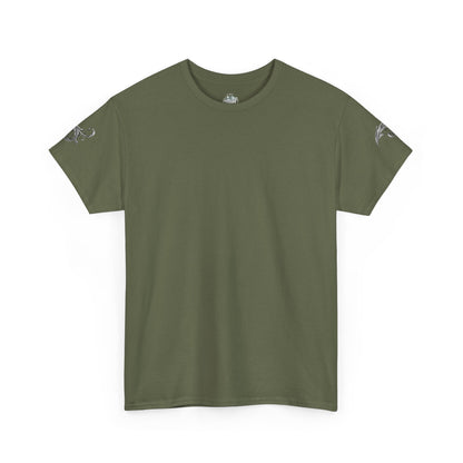 Skulls Filigree - Military Green T-Shirt