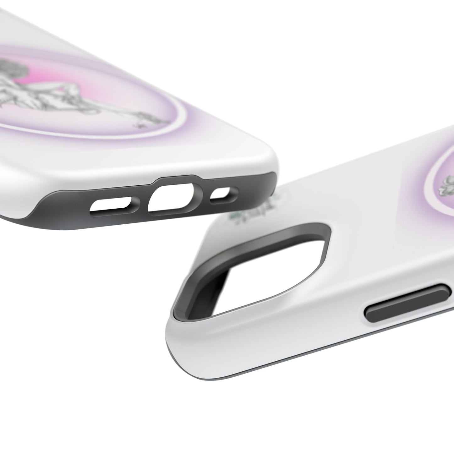 Pretty Bunny Vintage Artwork - iPhone Case