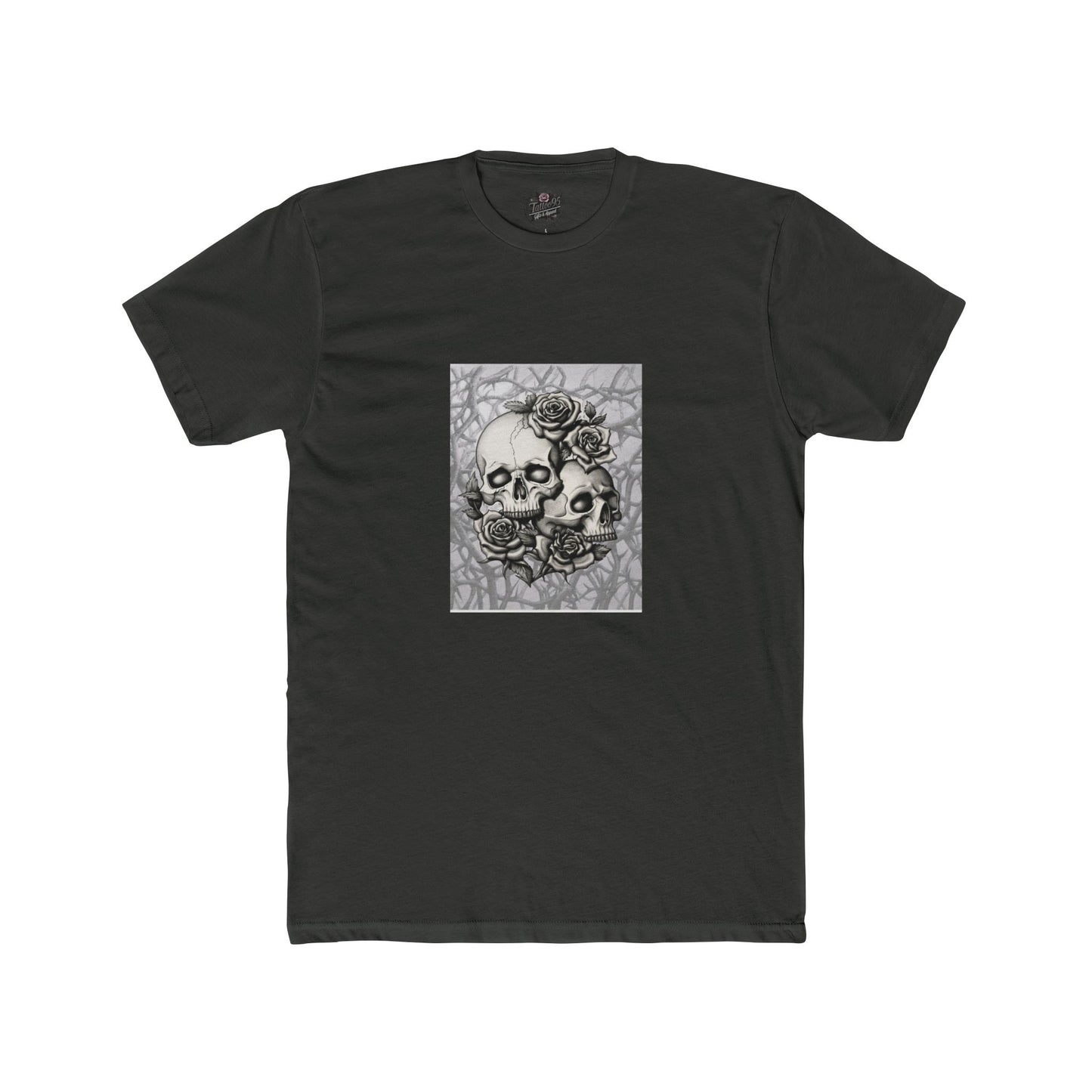 Roses Skull Pair - Unisex Tshirt - Crewneck Unisex Tee (XS-5XL)