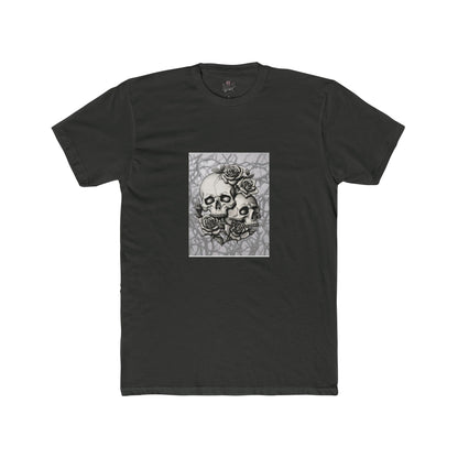 Roses Skull Pair - Unisex Tshirt - Crewneck Unisex Tee (XS-5XL)