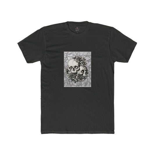 Roses Skull Pair - Unisex Tshirt - Crewneck Unisex Tee (XS-5XL)