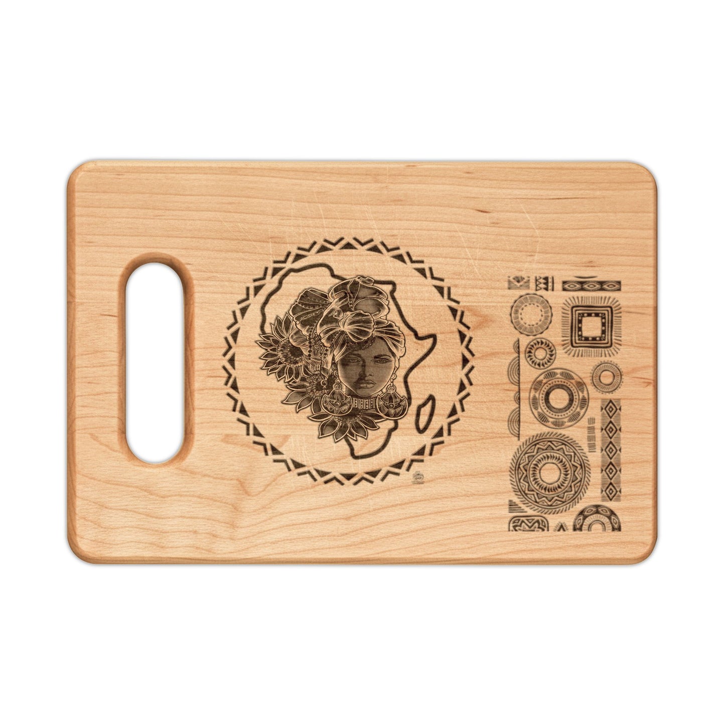 Gele Girl - Engraved Cutting Board — Decorative Serving & Chopping Board