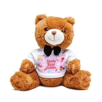 Teddy Bear - CANDY KISS & CUDDLES Tattoo T-Shirt - Valentine's Day Gift