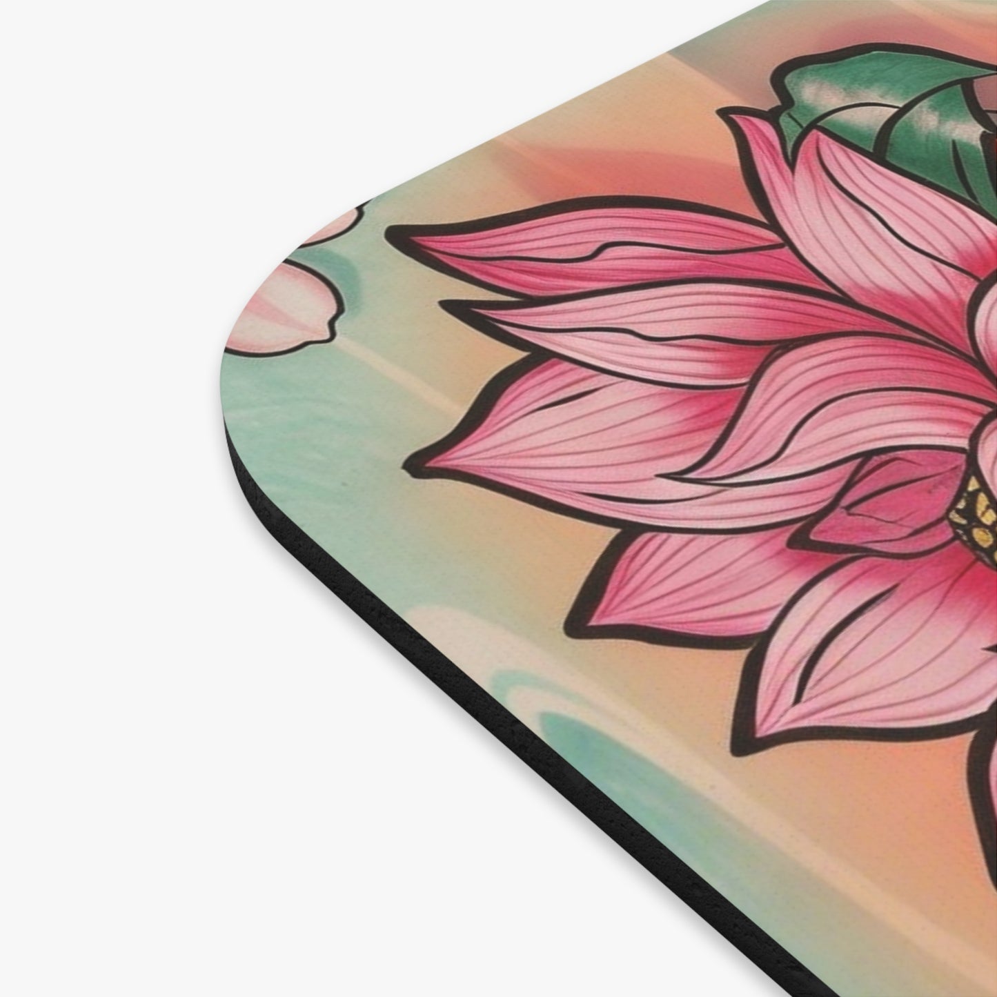 Girly Koi Pink Lotus Tattoo - Mouse Pad Girly Original Artwork