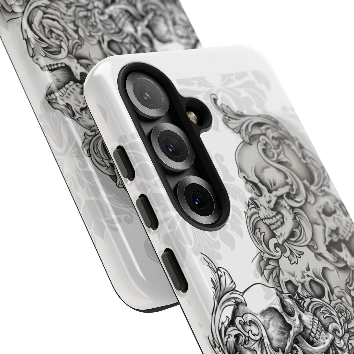 Cascading Skulls - Tough Phone Cases Available in most Galaxy series.
