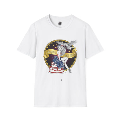 Patriotic '250 Years of Faith in the USA' T-Shirt — Happy Birthday America