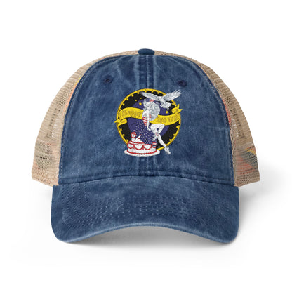 Happy 250th Birthday America — Women's Washed Mesh-Back Cap
