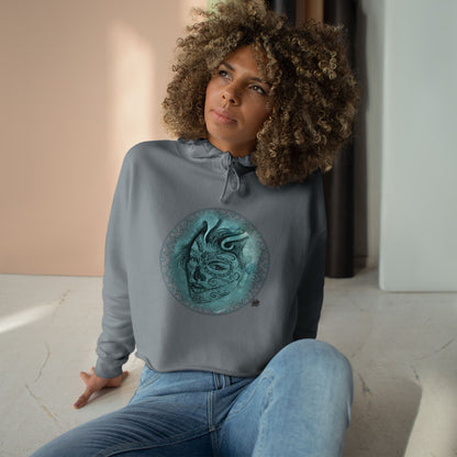 Beautiful Face - Crop Hoodie Sweatshirt (4 colors)