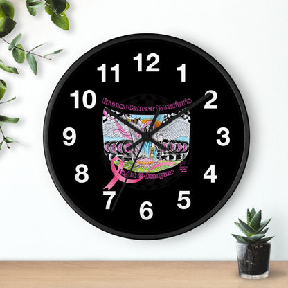 Nikki's Tattoo Studio Collection - Fight and Conquer Warrior Wall Clock — Charlotte Motor Speedway 2022 Commemorative