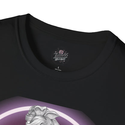 Pretty Bunny Vintage Artwork - Unisex Soft-Style T-Shirt