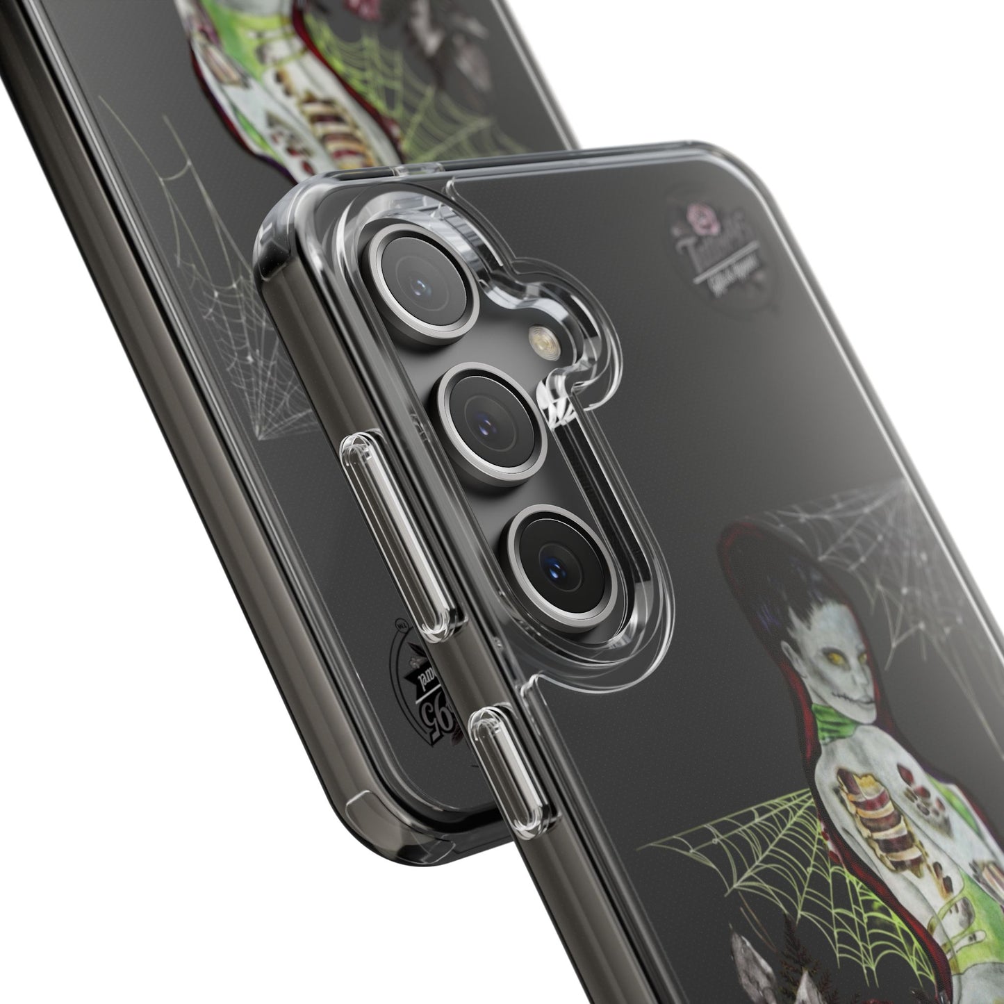 Zombie Lady Deadrah - Galaxy 24 Series & Galaxy 25 Series Phone Case - Black Background