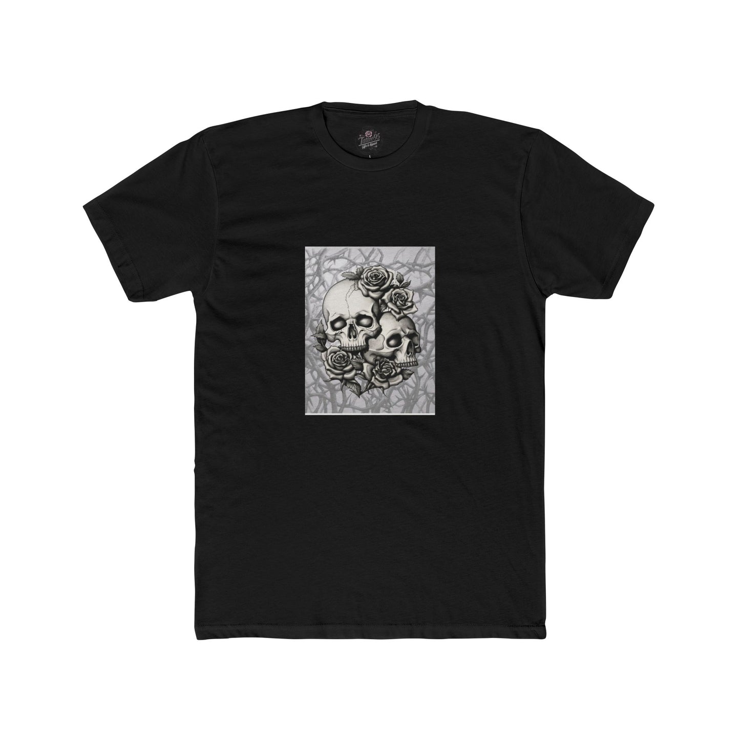 Roses Skull Pair - Unisex Tshirt - Crewneck Unisex Tee (XS-5XL)