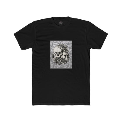 Roses Skull Pair - Unisex Tshirt - Crewneck Unisex Tee (XS-5XL)