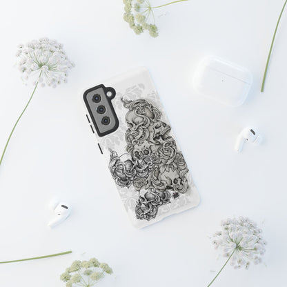Cascading Skulls - Tough Phone Cases Available in most Galaxy series.