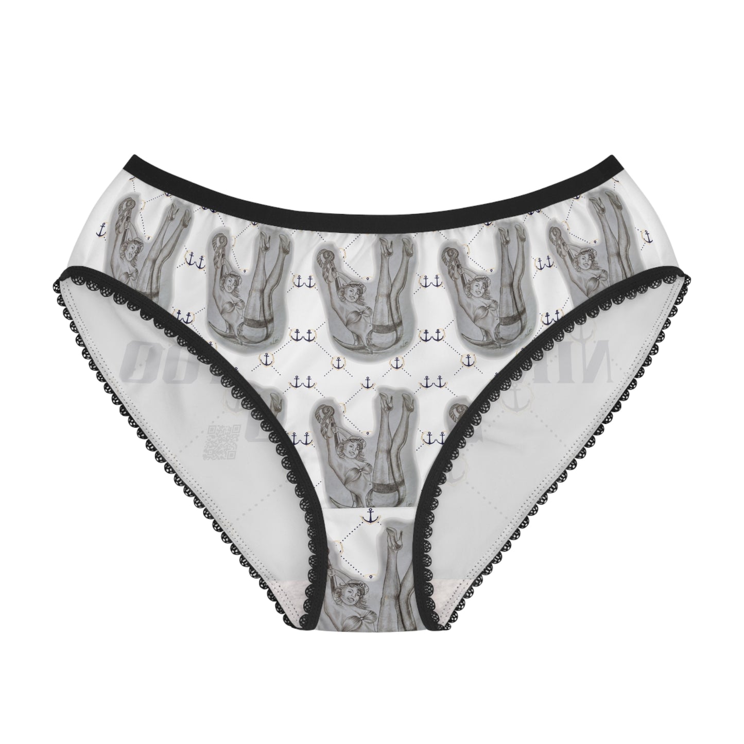 Nikki's Tattoo Studio Collection - Vintage Sailor Girl Artwork - Women's Briefs