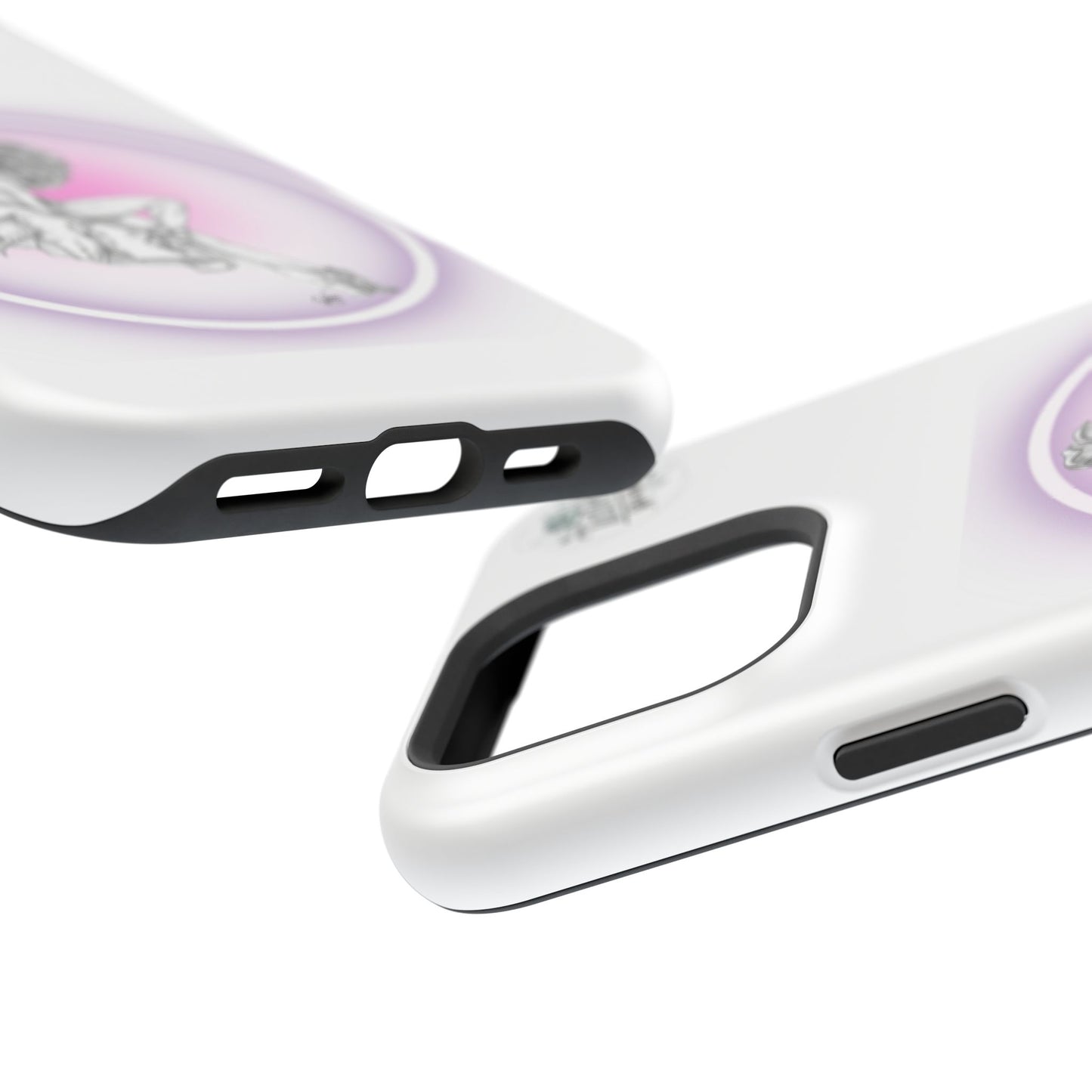 Pretty Bunny Vintage Artwork - iPhone Case