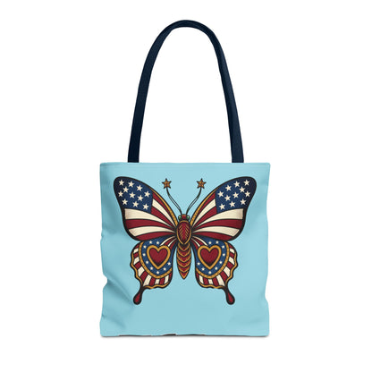 Butterflies Are Free Patriotic Celebration Tote Bag