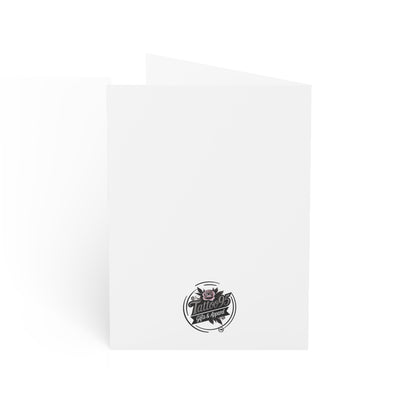 Candy Girl Tattoo Design - The Sweetest Valentine Greeting Card — Cute Candy Girl Design (Pack of 1/10/30/50)