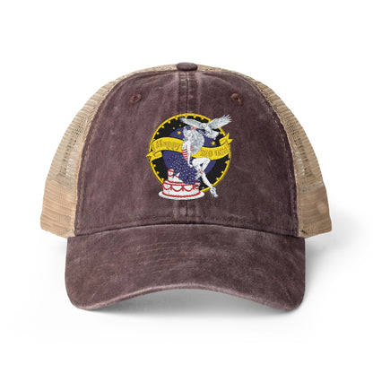 Happy 250th Birthday America — Women's Washed Mesh-Back Cap