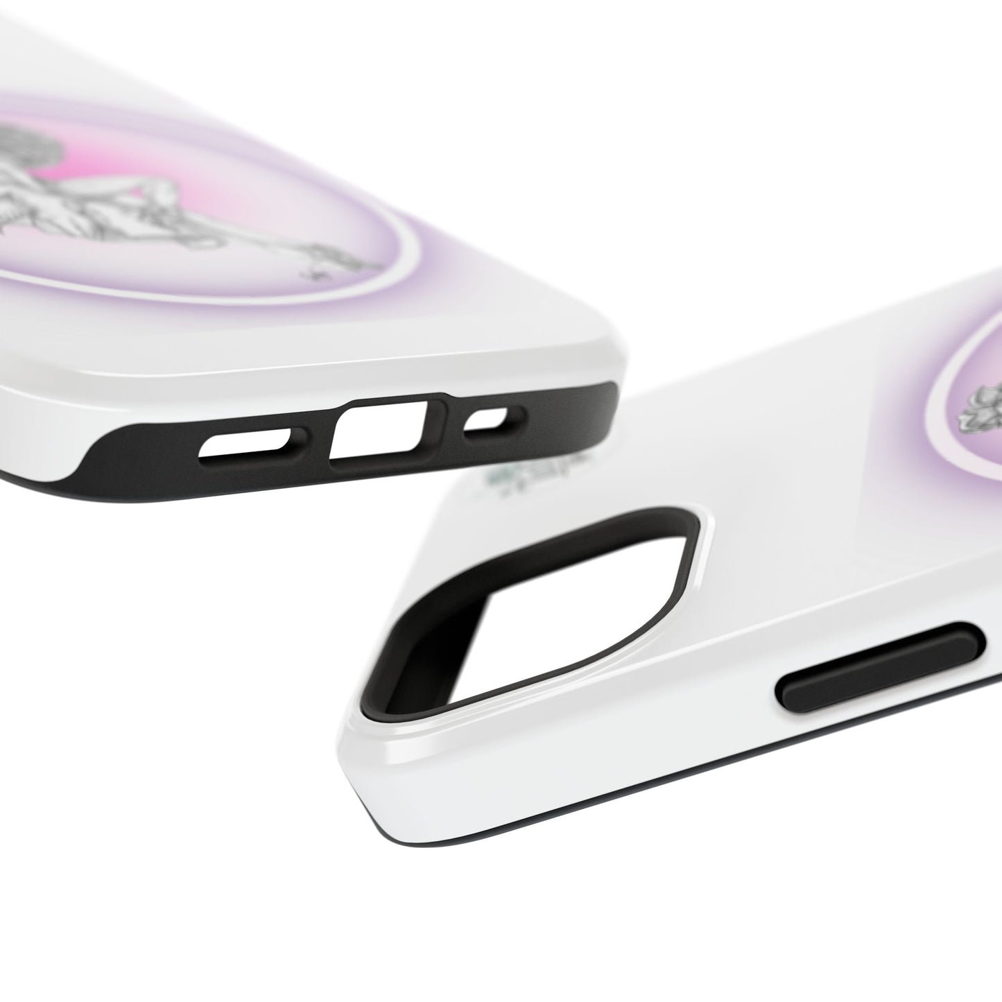 Pretty Bunny Vintage Artwork - iPhone Case