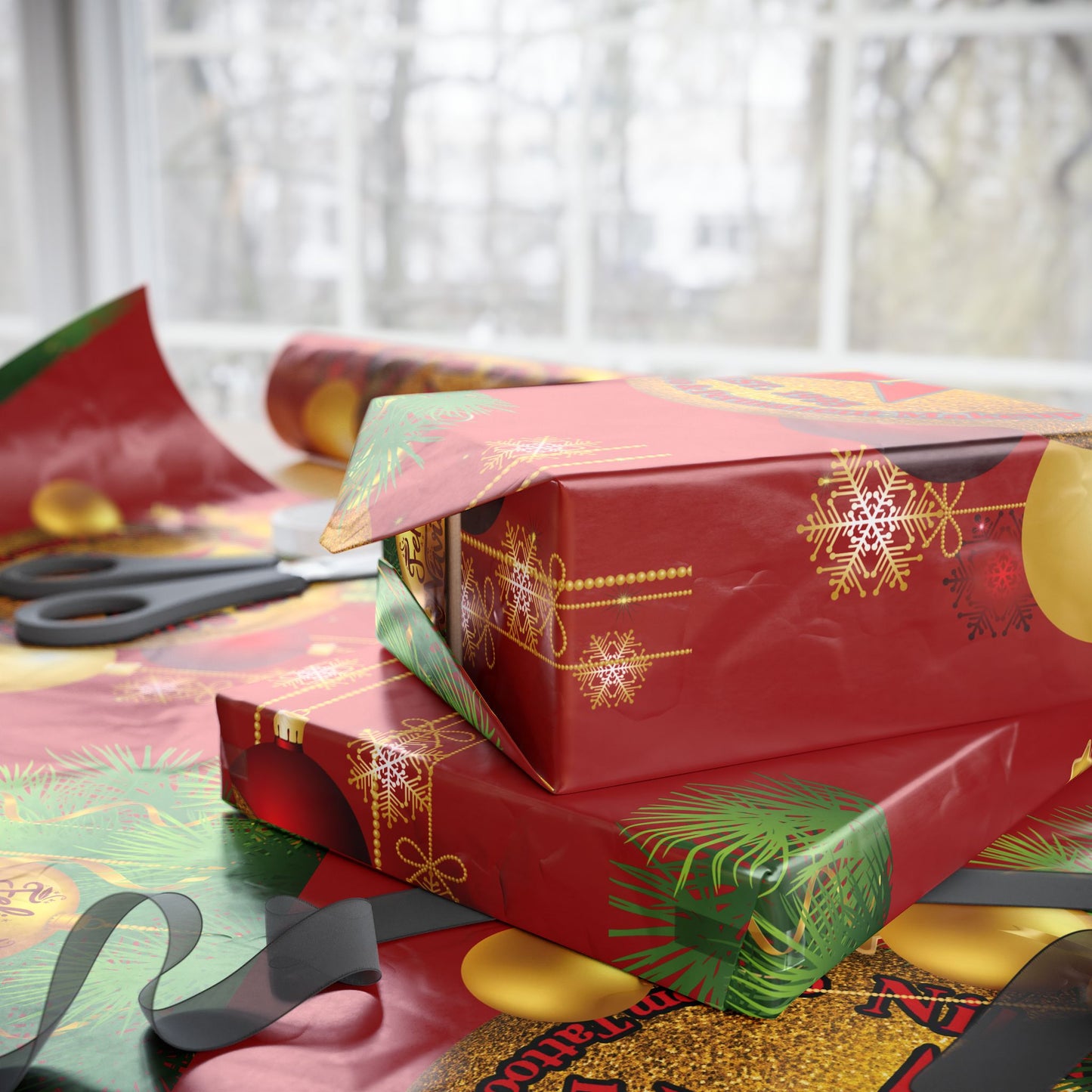 Nikki's Tattoo Studio Collection - Gift Wrapping - ORNAMENTAL Gift Wrapping Paper