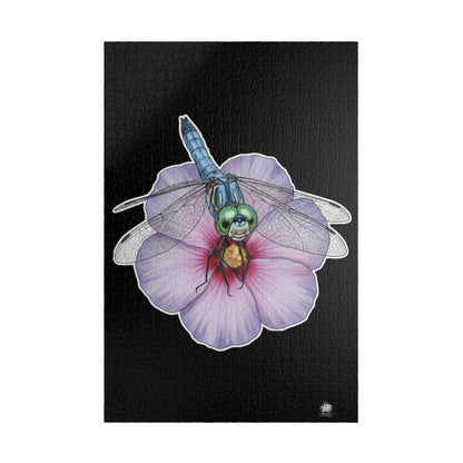 Dragonfly Hibiscus- Jigsaw Puzzle — 110/252/520/1014 - Piece Magical Artwork