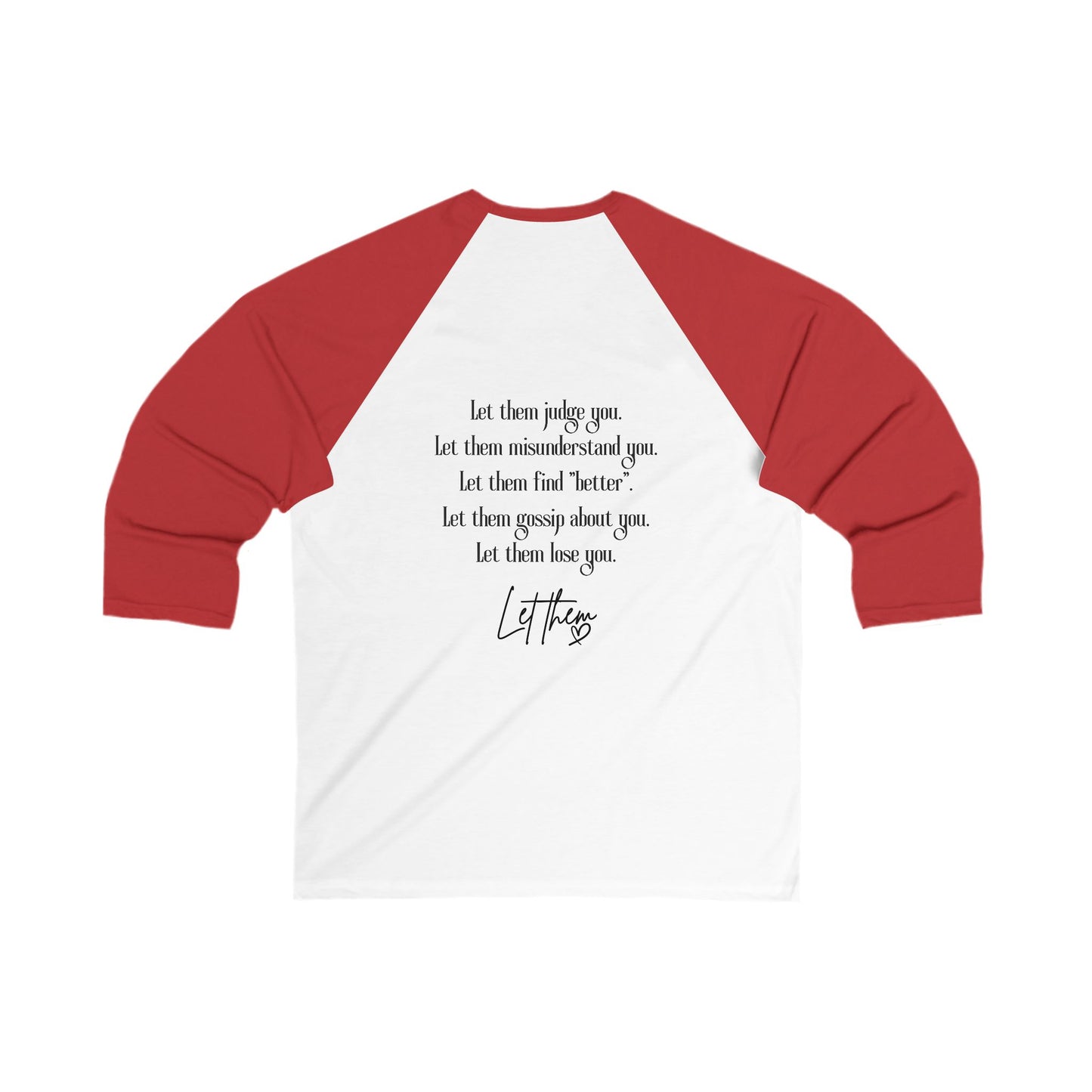 Let Them Bird Tattoo Baseball Tee — 3/4 Sleeve Shirt