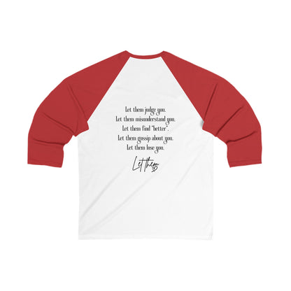 Let Them Bird Tattoo Baseball Tee — 3/4 Sleeve Shirt