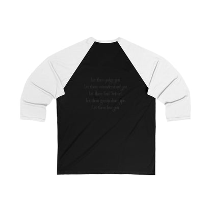 Let Them Bird Tattoo Baseball Tee — 3/4 Sleeve Shirt