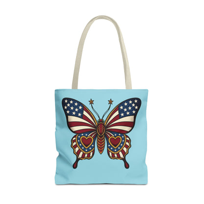 Butterflies Are Free Patriotic Celebration Tote Bag
