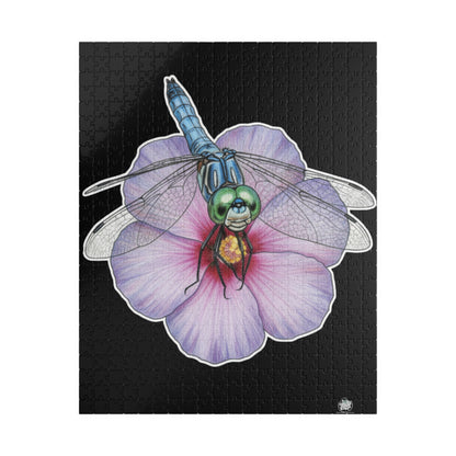 Dragonfly Hibiscus- Jigsaw Puzzle — 110/252/520/1014 - Piece Magical Artwork