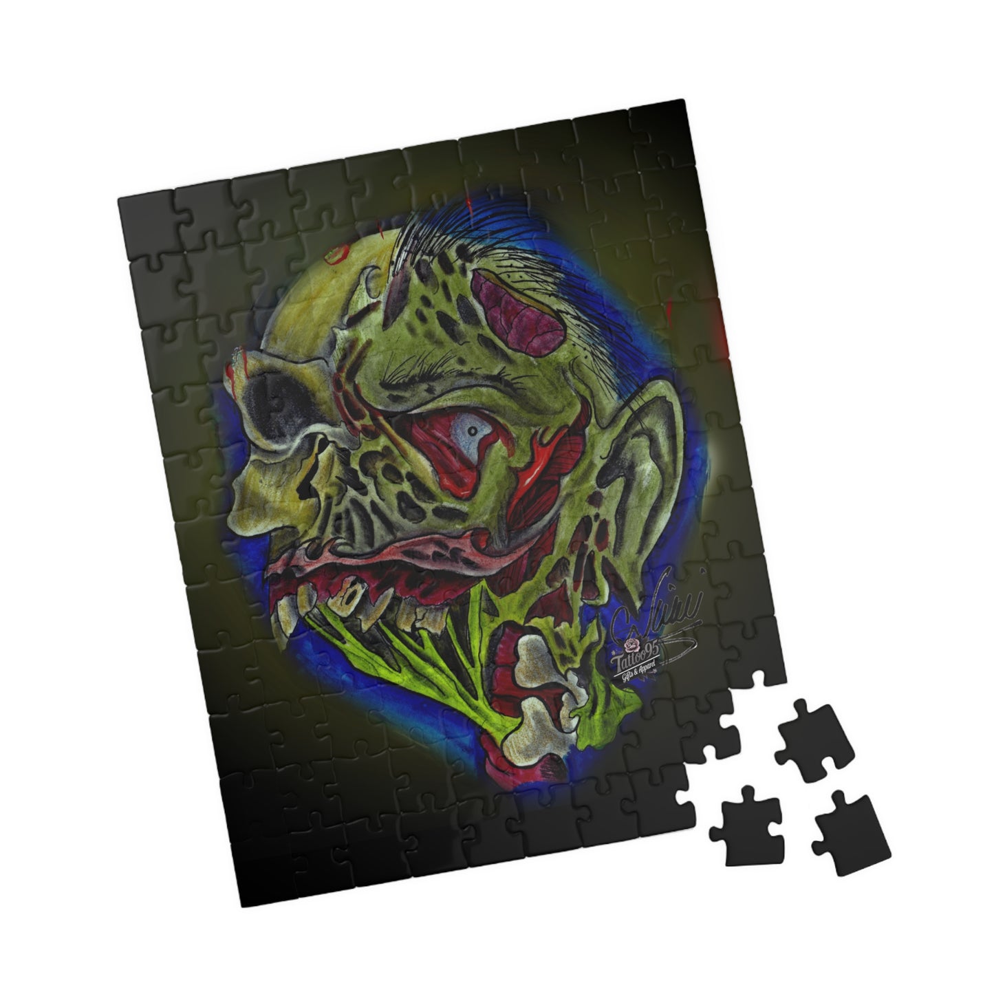 Zombie King of the Dead Puzzle — 110/252/520-Piece Halloween Horror Jigsaw