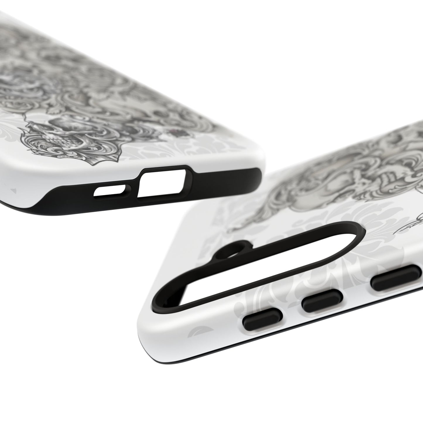 Cascading Skulls - Tough Phone Cases Available in most Galaxy series.