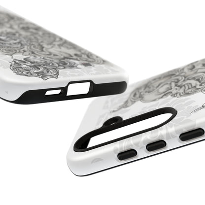 Cascading Skulls - Tough Phone Cases Available in most Galaxy series.