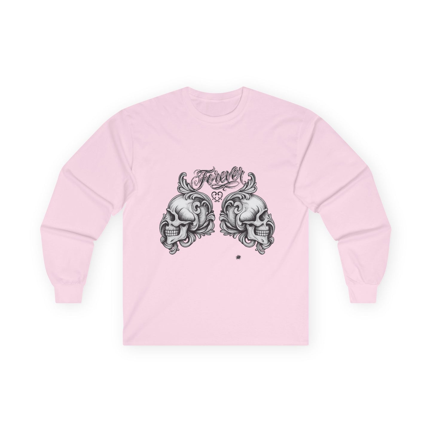 Forever Love Long Sleeve — Skull Duo Graphic Tee